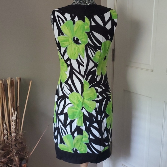 Kim Rogers bold print sleeveless dress, size 8 - Picture 3 of 3